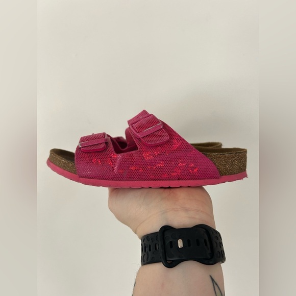 Birkenstock Arizona Birko-Flor Magic Galaxy Rose Girls EU 32 US 1.5 Sandals - Picture 2 of 8